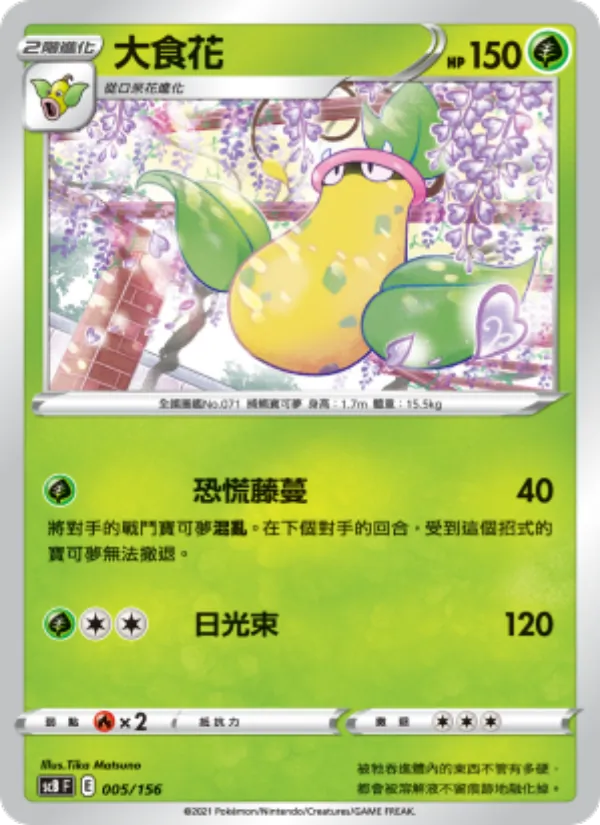 大食花 – 挑戰 005
