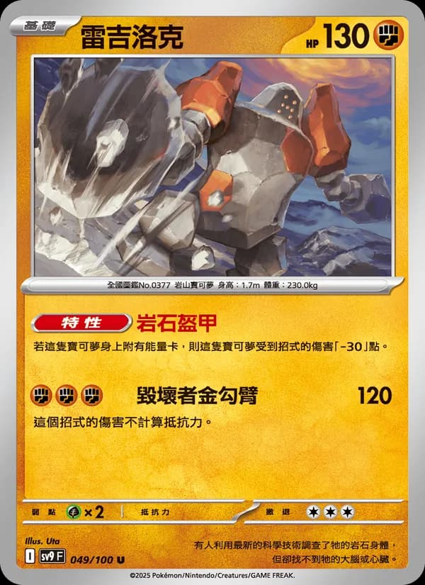 雷吉洛克 – 對戰搭檔 049