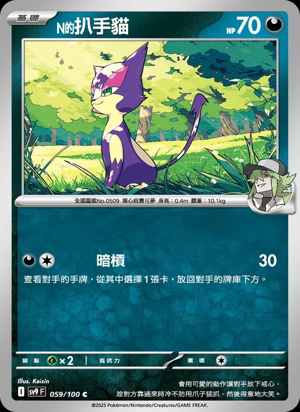 N的扒手貓 – 對戰搭檔 059