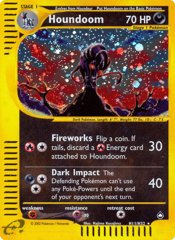 Houndoom – Aquapolis H11