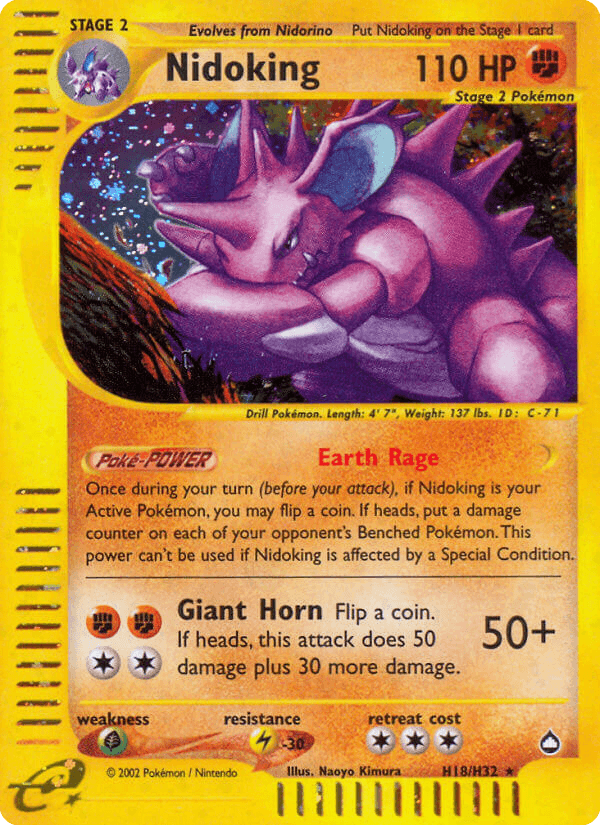 Nidoking – Aquapolis H18
