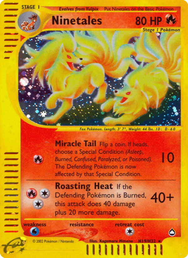 Ninetales – Aquapolis H19
