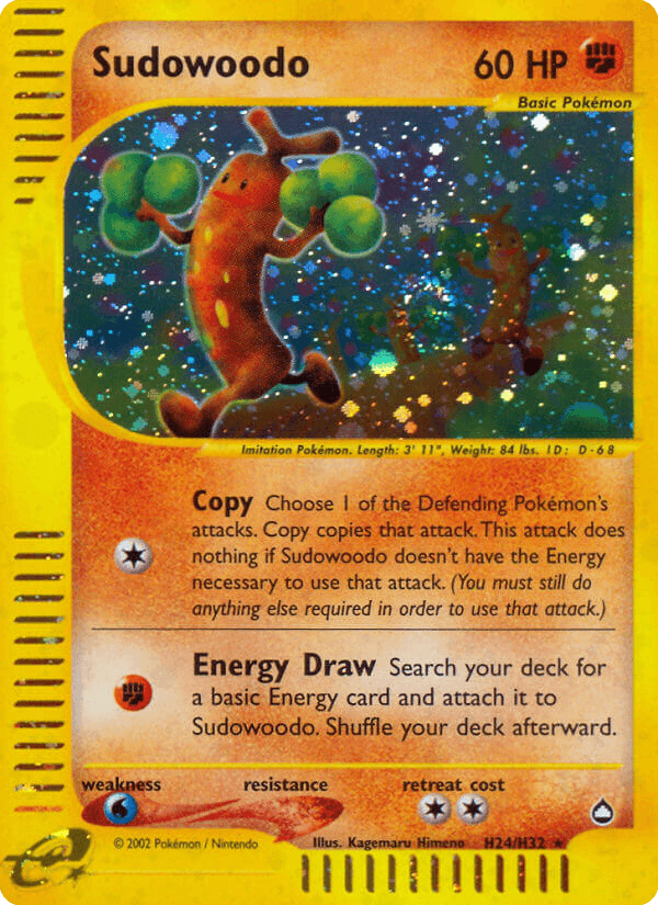 Sudowoodo – Aquapolis H24