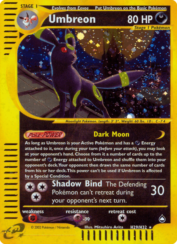 Umbreon – Aquapolis H29