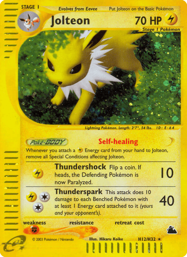 Jolteon – Skyridge H12