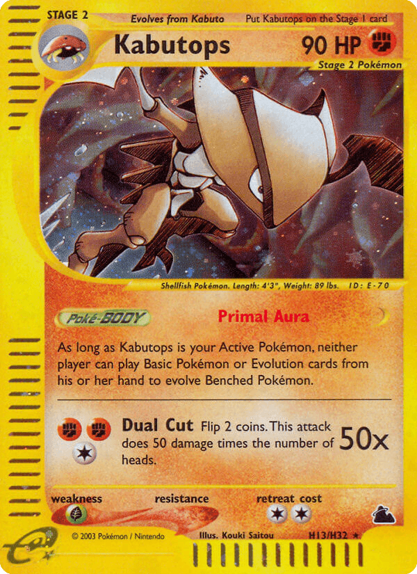 Kabutops – Skyridge H13