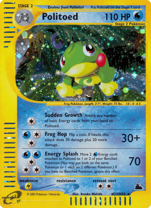 Politoed – Skyridge H23