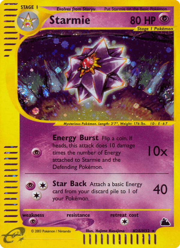 Starmie – Skyridge H28