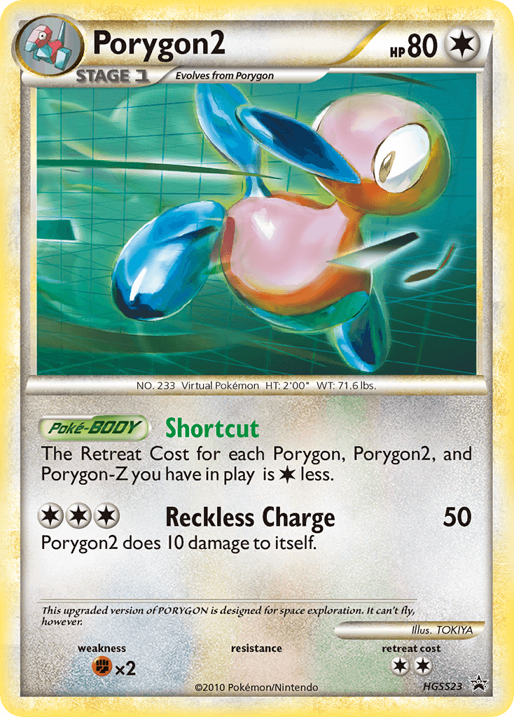 Porygon2 – HGSS Black Star Promos HGSS23