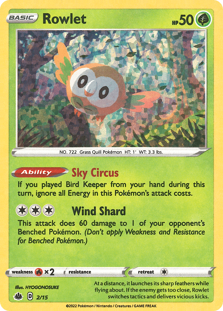 Rowlet – McDonald's Collection 2022 2