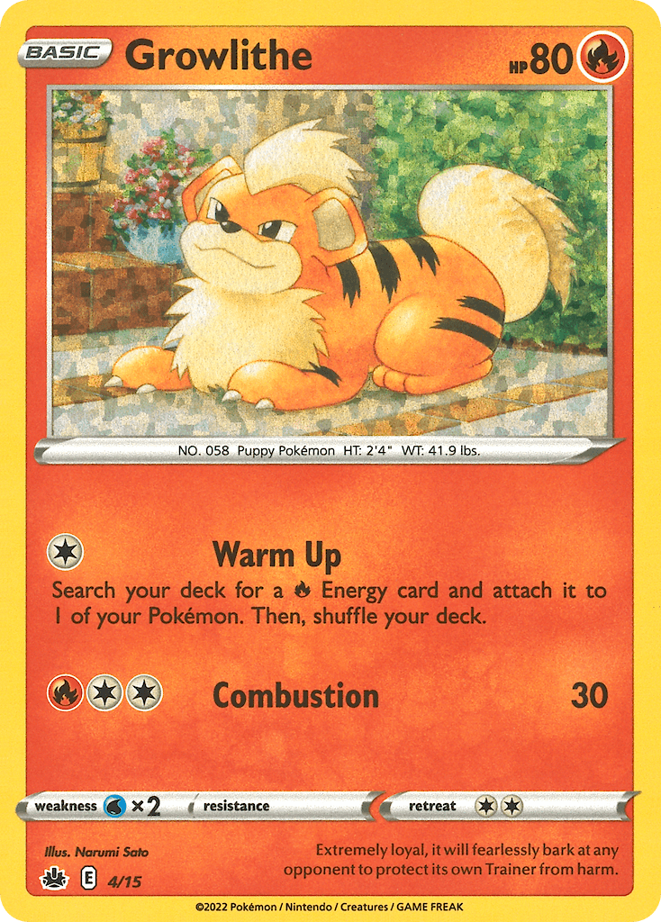 Growlithe – McDonald's Collection 2022 4