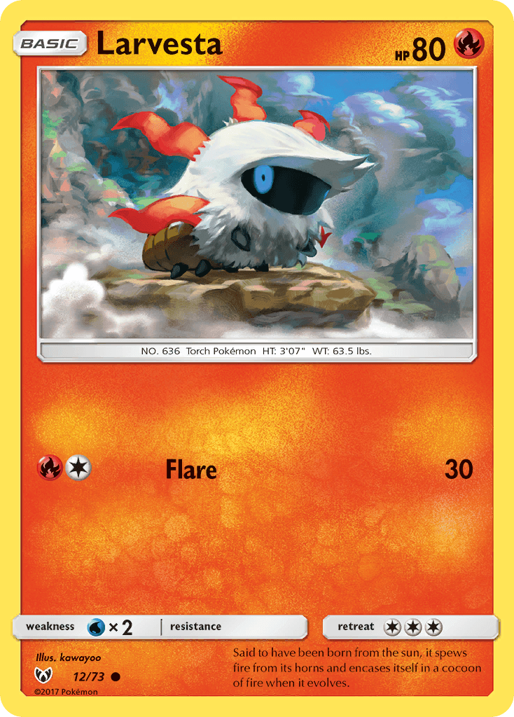 Larvesta – Shining Legends 12