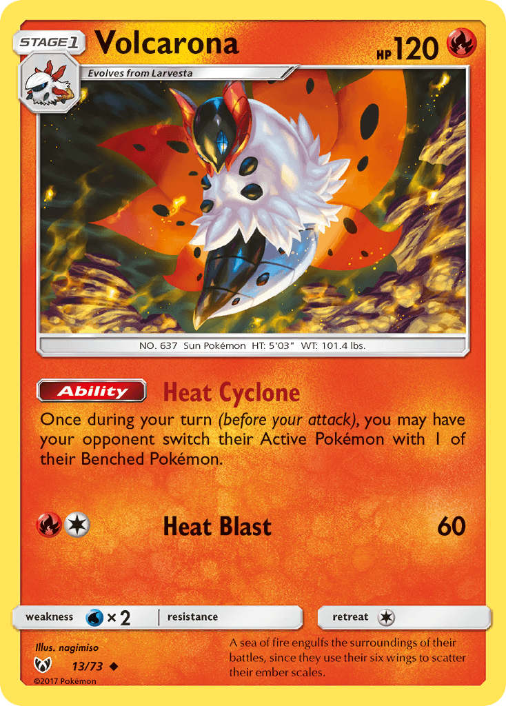 Volcarona – Shining Legends 13