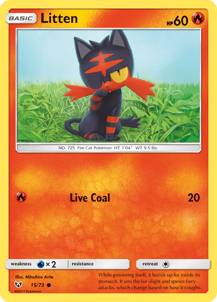 Litten – Shining Legends 15