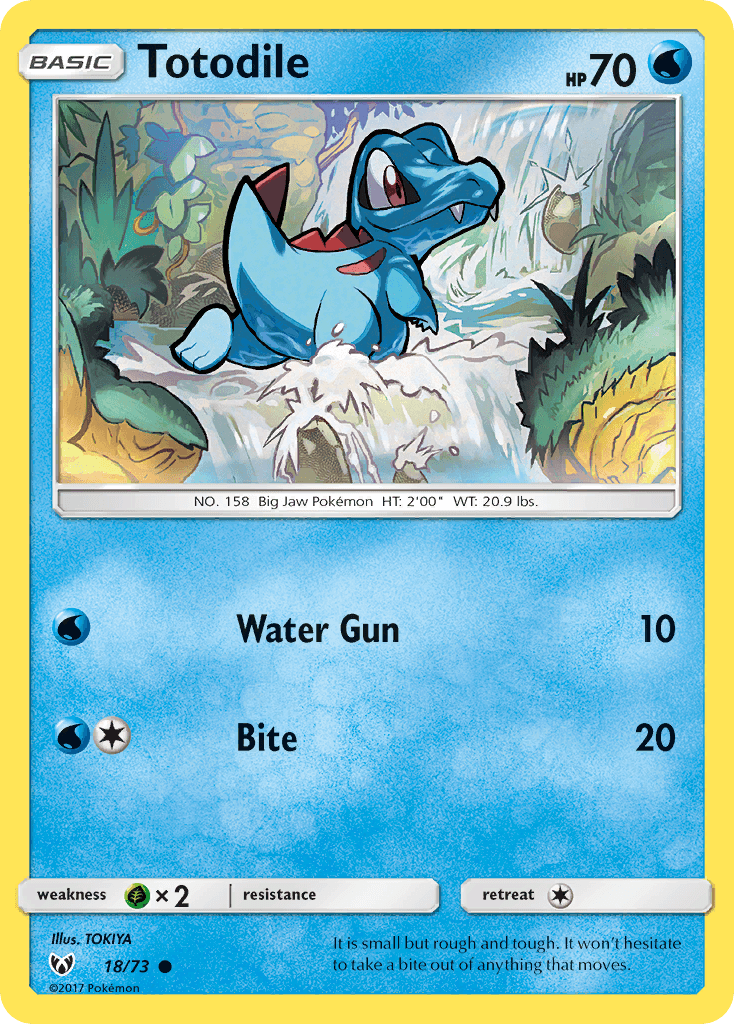 Totodile – Shining Legends 18