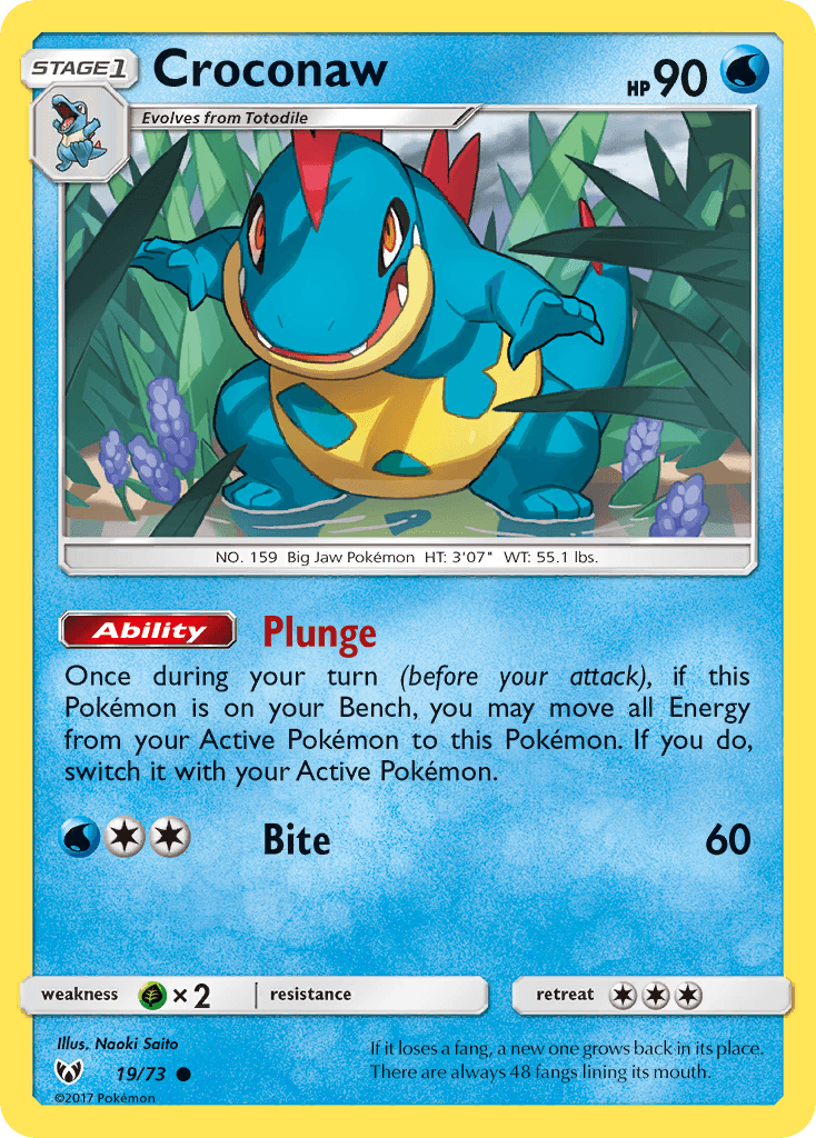 Croconaw – Shining Legends 19