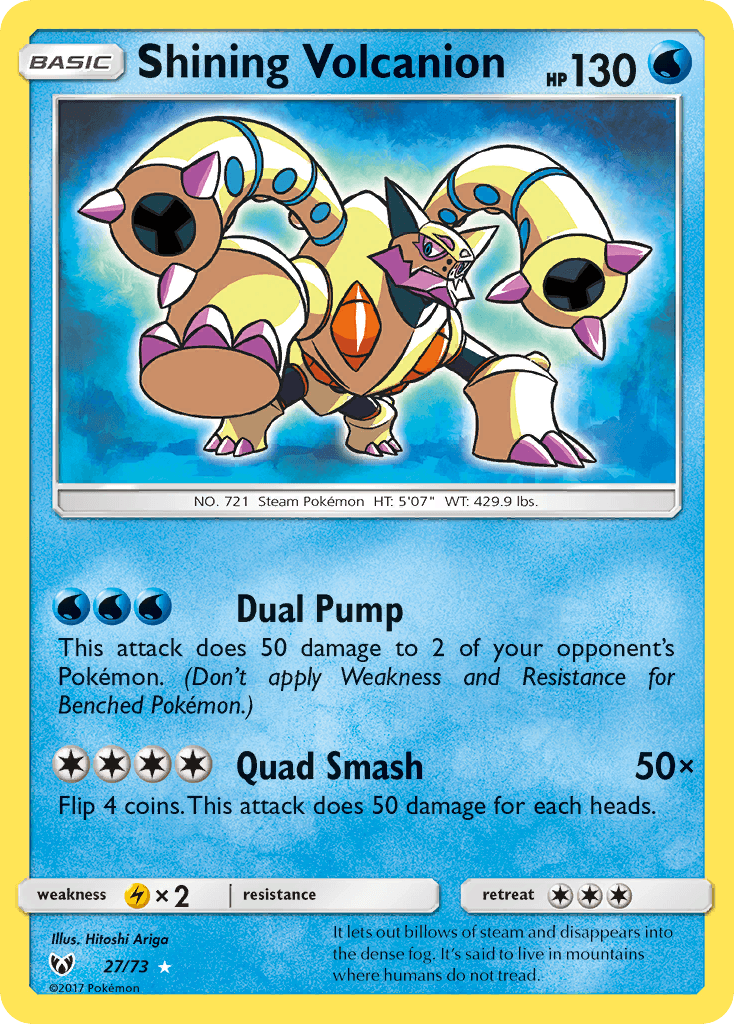 Shining Volcanion – Shining Legends 27