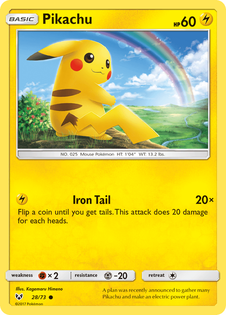 Pikachu – Shining Legends 28