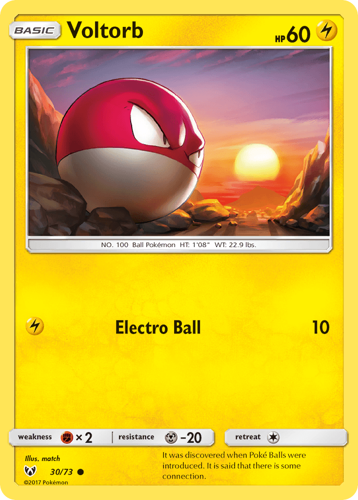 Voltorb – Shining Legends 30