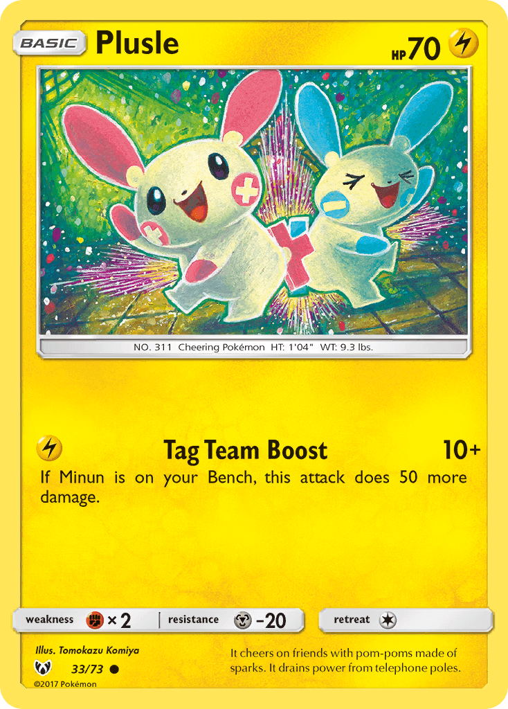 Plusle – Shining Legends 33