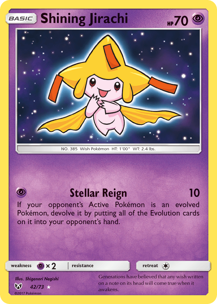 Shining Jirachi – Shining Legends 42