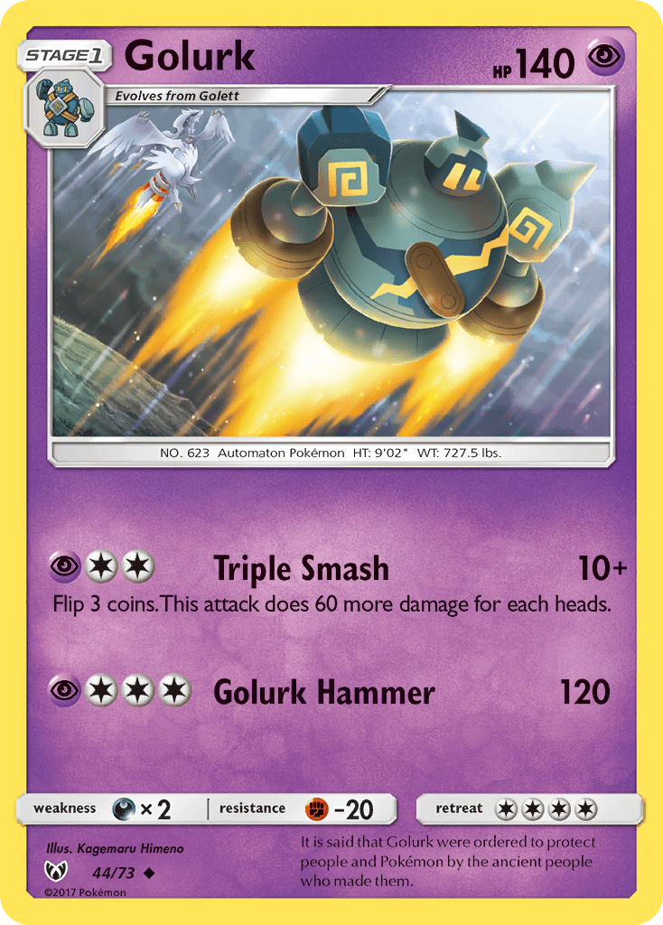Golurk – Shining Legends 44