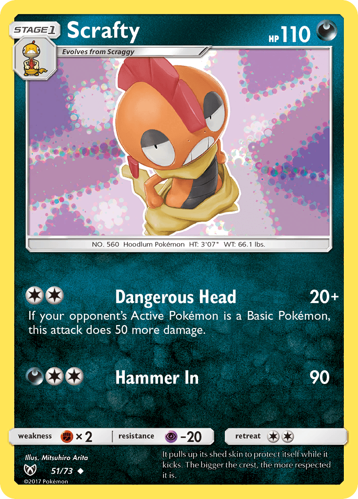 Scrafty – Shining Legends 51