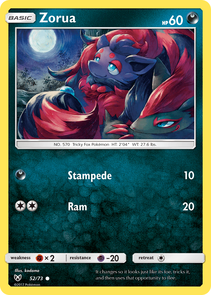 Zorua – Shining Legends 52