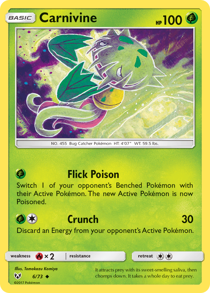 Carnivine – Shining Legends 6