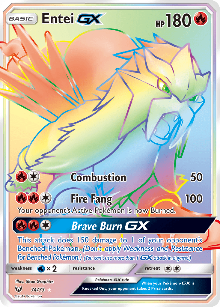 Entei GX – Shining Legends 74