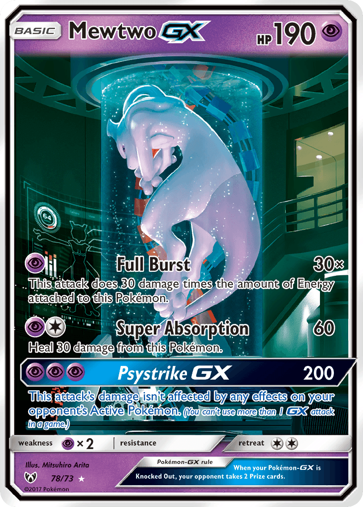 Mewtwo GX – Shining Legends 78