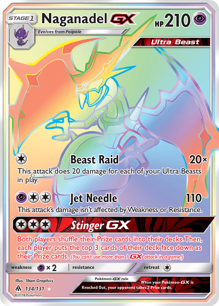 Naganadel GX – Forbidden Light 134