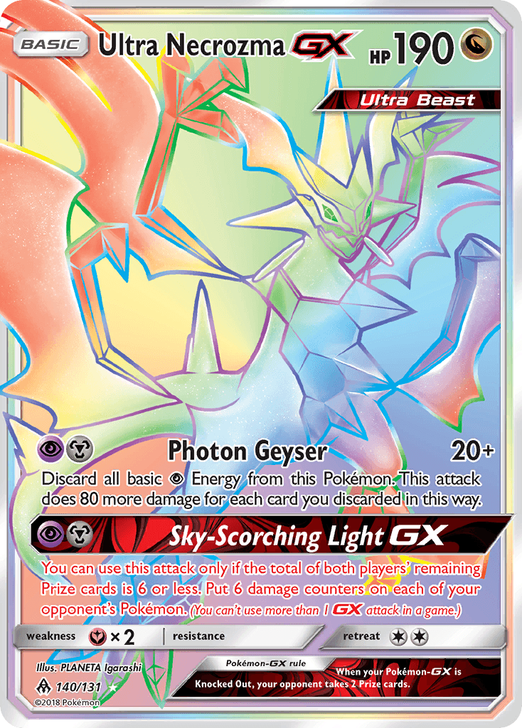 Ultra Necrozma GX – Forbidden Light 140