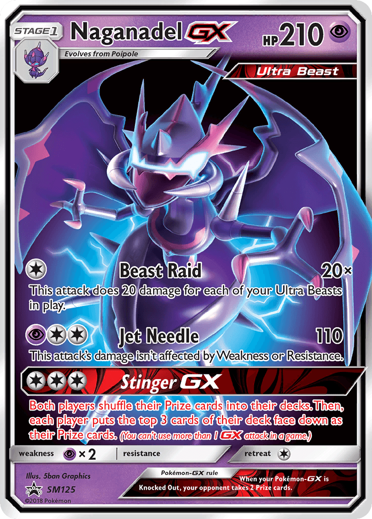 Naganadel GX – SM Black Star Promos SM125