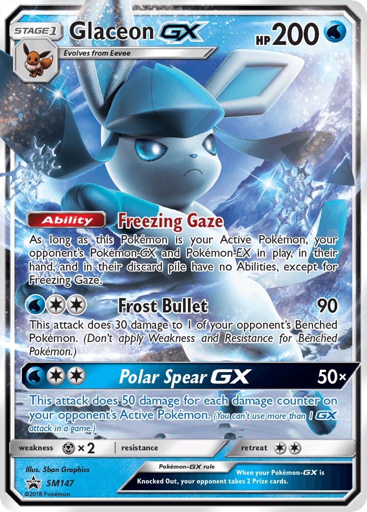Glaceon GX – SM Black Star Promos SM147