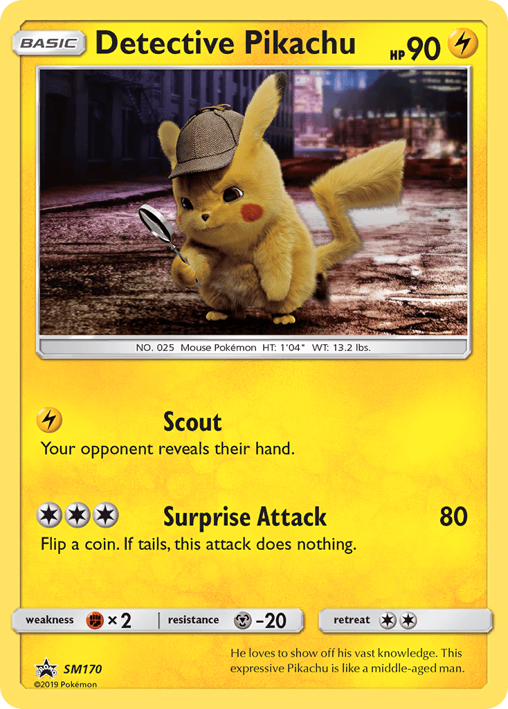 Detective Pikachu – SM Black Star Promos SM170