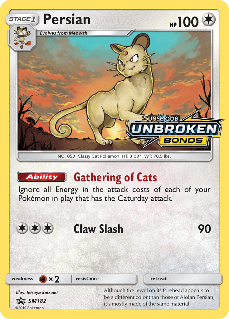 Persian – SM Black Star Promos SM182