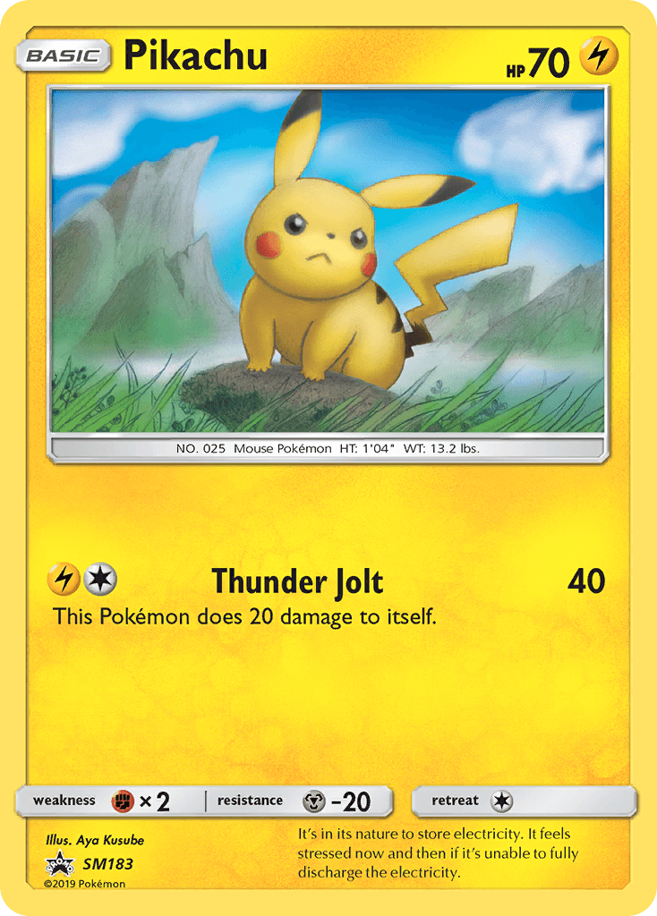 Pikachu – SM Black Star Promos SM183