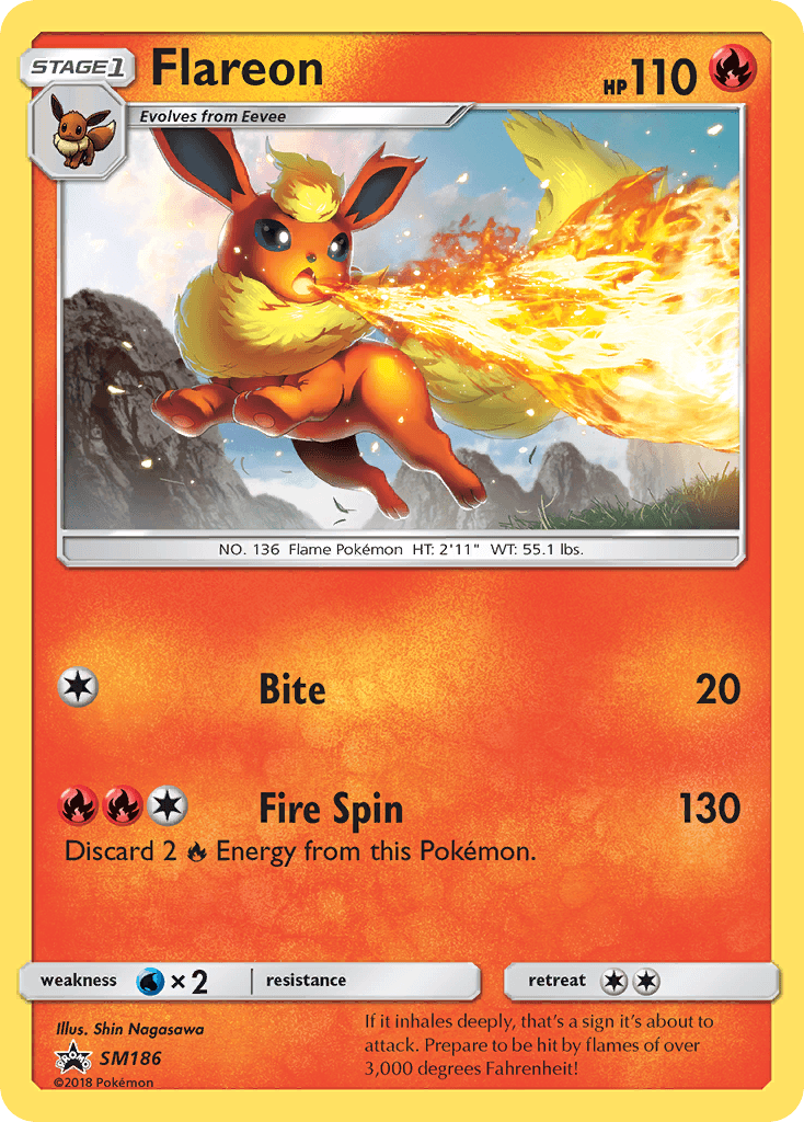 Flareon – SM Black Star Promos SM186