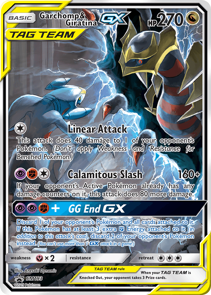 Garchomp & Giratina GX – SM Black Star Promos SM193