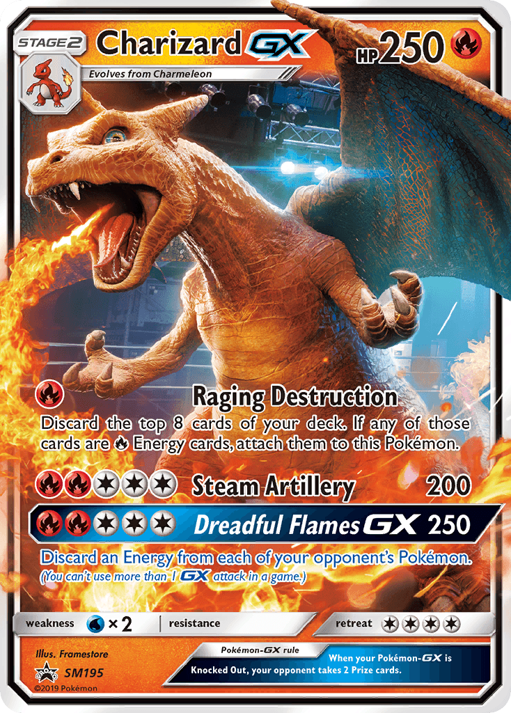 Charizard GX – SM Black Star Promos SM195