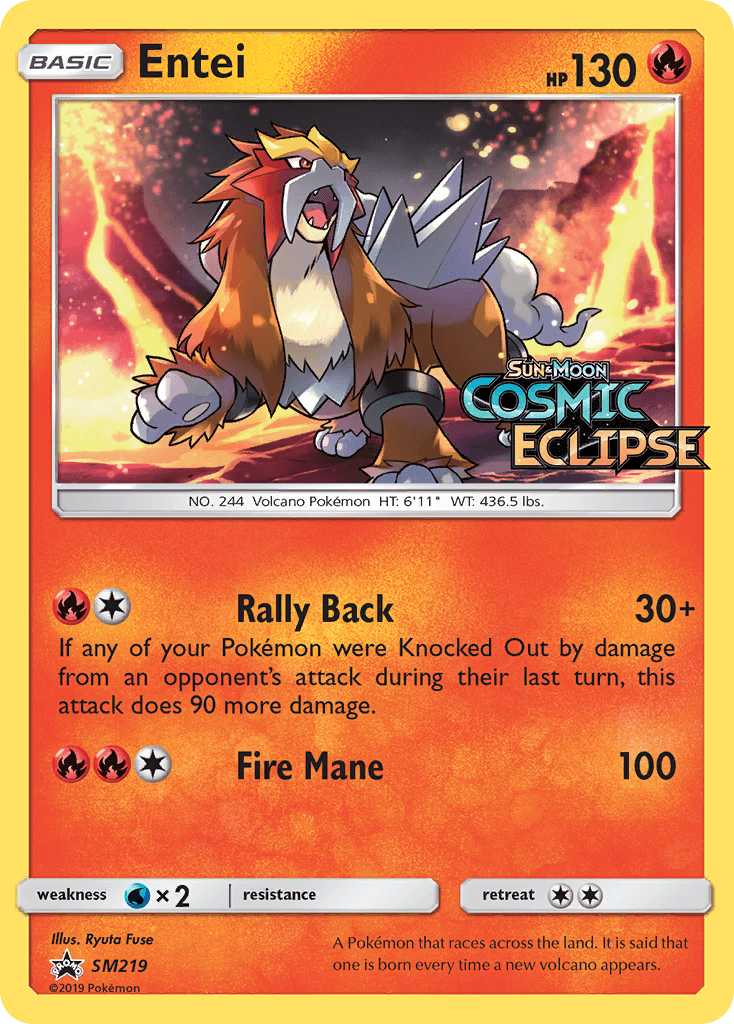 Entei – SM Black Star Promos SM219