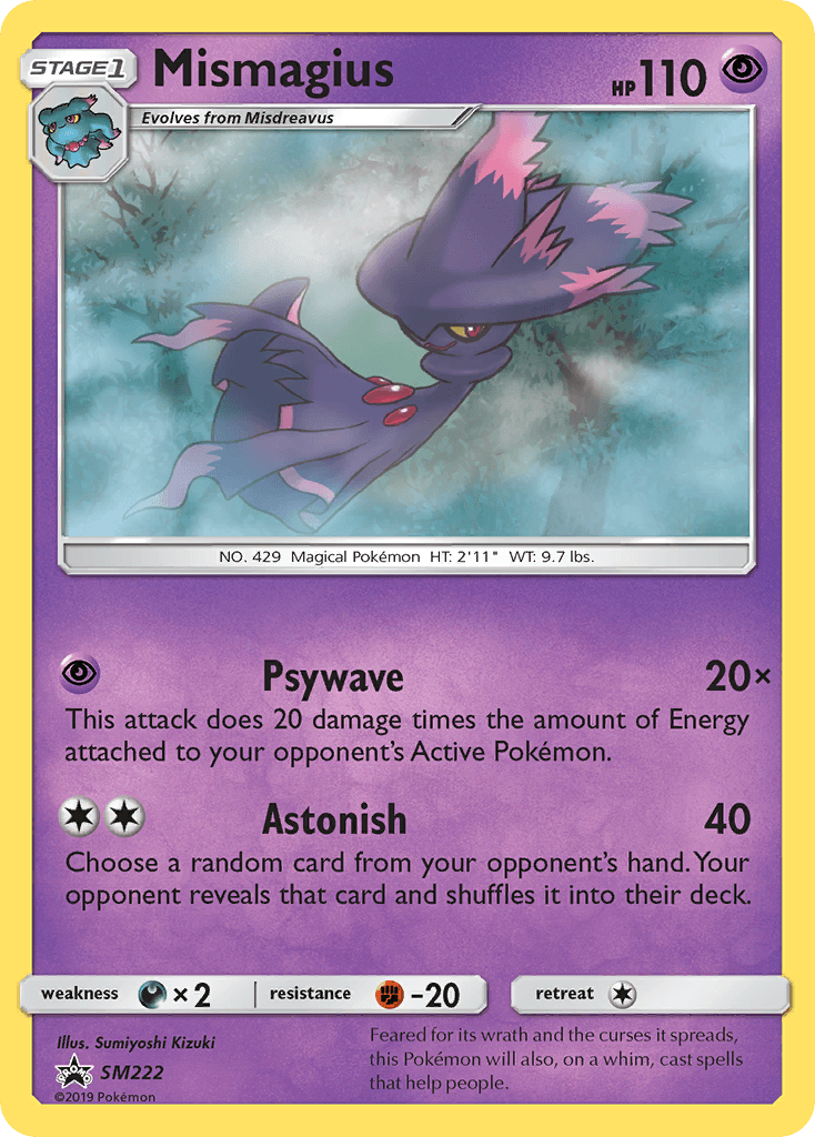 Mismagius – SM Black Star Promos SM222