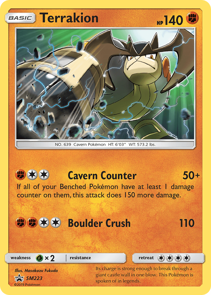Terrakion – SM Black Star Promos SM223