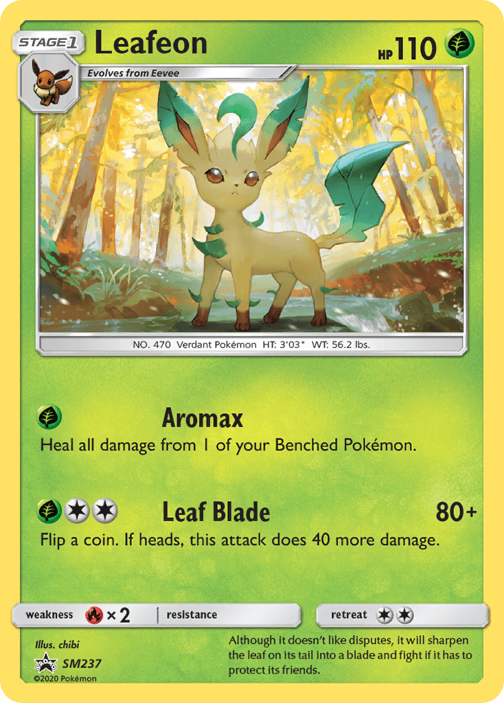 Leafeon – SM Black Star Promos SM237