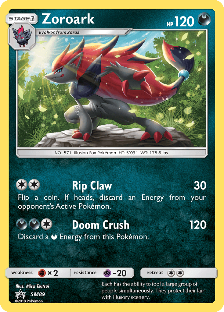 Zoroark – SM Black Star Promos SM89