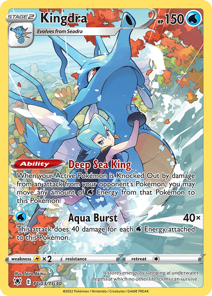 Kingdra – Astral Radiance Trainer Gallery TG03