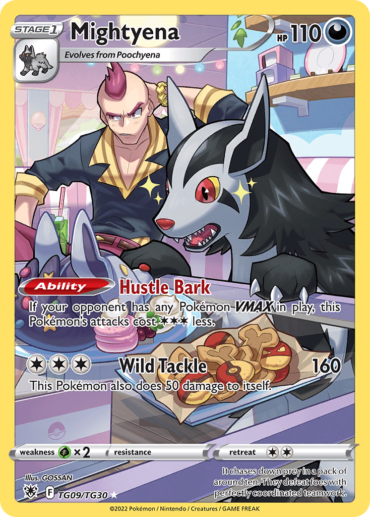 Mightyena – Astral Radiance Trainer Gallery TG09