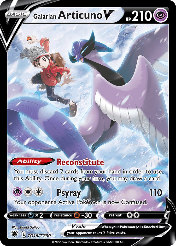 Galarian Articuno V – Astral Radiance Trainer Gallery TG16