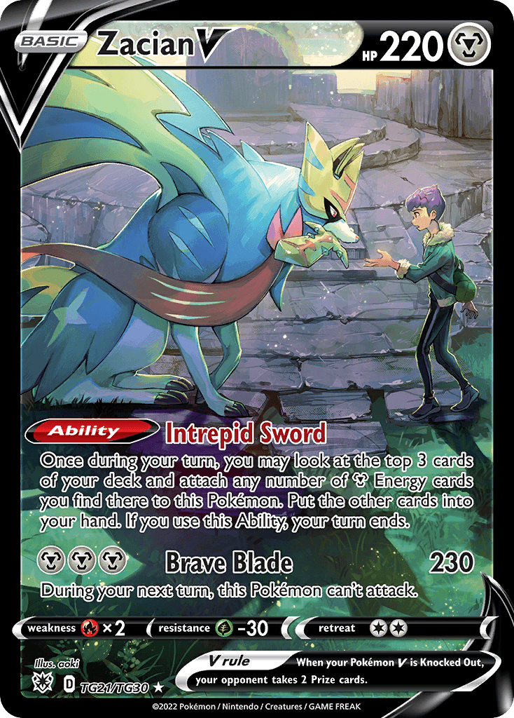 Zacian V – Astral Radiance Trainer Gallery TG21